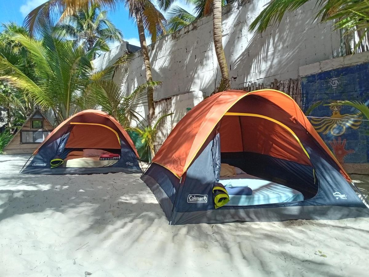 Camping Chavez Tulum Exterior foto