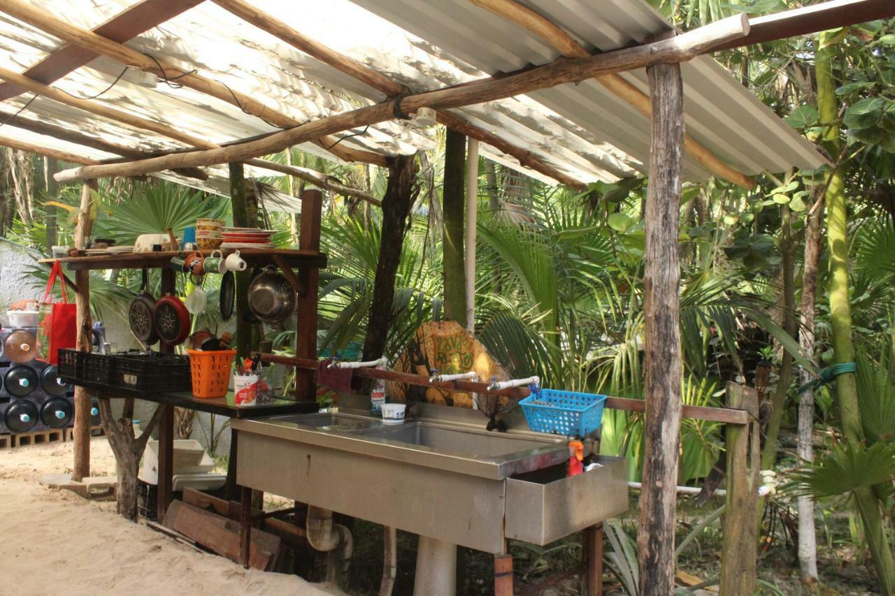 Camping Chavez Tulum Exterior foto